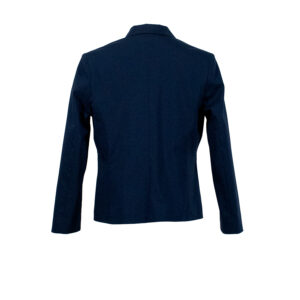 131520_BLU-01 Fitted Long Sleeve Blue Jacket