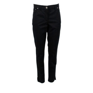 582036_BLK-00 Fitted Black Trousers