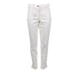 582036_WHT-00 Fitted White Trousers