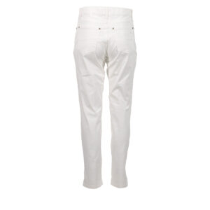 582036_WHT-01 Fitted White Trousers