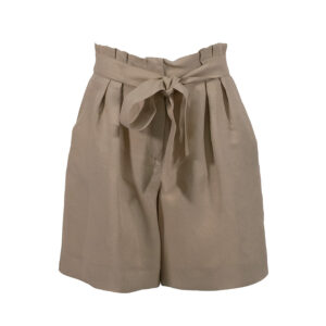 7141010202003-00 Nabulus Loose-Fit Beige Shorts With Belt