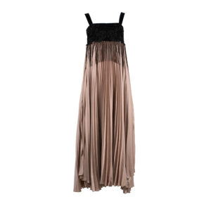 1G14PY7928-00 Gelatina Long Dress With Fringes