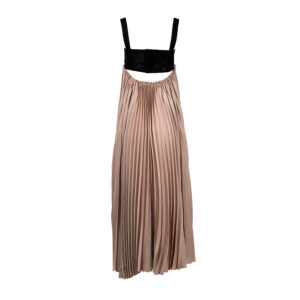 1G14PY7928-01 Gelatina Long Dress With Fringes