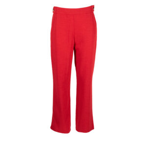 562076-00 Red Pants With Side Buttons