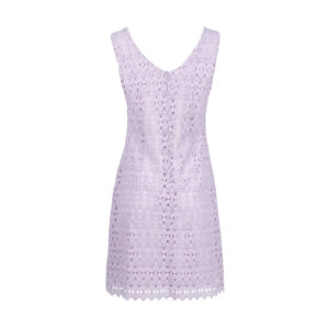 565172-01 Embroidered Lilac Mini Dress