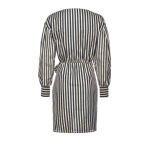 1G15DP8143-01 Cachaca 3 Lurex Stripe Dress