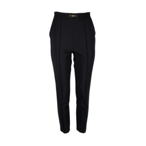 PA36006E2-00 Black Trousers With Creases