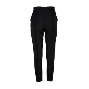 PA36006E2-01 Black Trousers With Creases