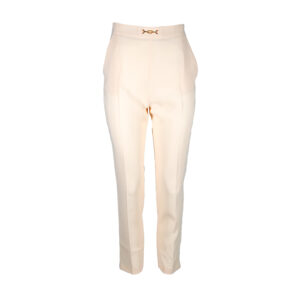 PA36406E2_BEJ-00 High-Waist Beige Pants