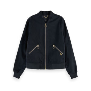 156891-0004-00 Navy Cotton Bomber Jacket