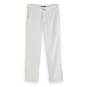 156917-0006-00 Ams Blauw High-Rise White Beach Pants