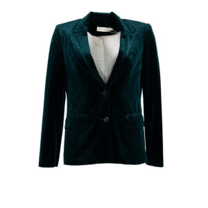 20251038-00 Blue Velvet Tailored Jacket