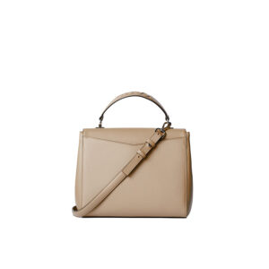 205W3065_BRW-02 K/Karl Seven Top-Handle Brown Bag