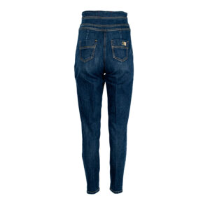 PJ84D06E2-01 Super High-Waist Ink Blue Jeans