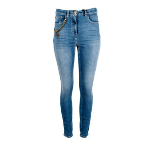 PJ91I06E2-00 Jeans with Jewelled Charms