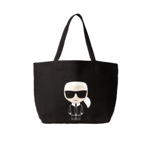 201W3158-00 K/Ikonik Karl Black Tote