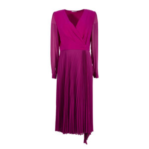 7226010602009-00 Cielo Purple Pleated Dress