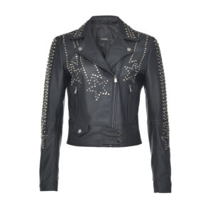 1G15HSY672-00 Cristoforo Biker Jacket With Studs