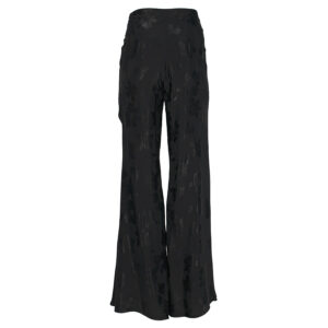 2033003_BLK-01 Wide Led Black Satin Pants