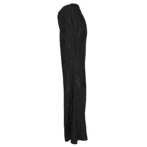 2033003_BLK-02 Wide Led Black Satin Pants