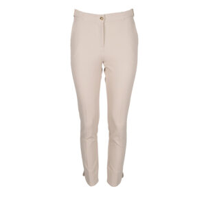 220-608_BEJ-00 Fitted Beige Pants