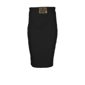 CFC0099449003-00 Black Tube Skirt With Logo