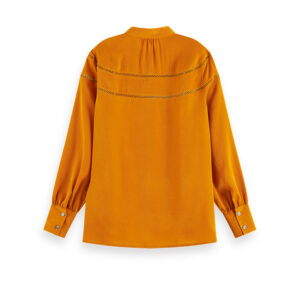 158955-1226-01 Orange Top With Ladder Detail