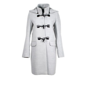 537023-00 Grey Montgomery Hooded Coat