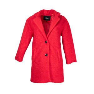 577079-00 Red Boucle Coat