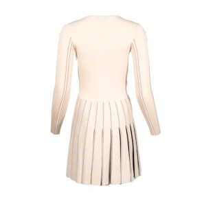 AM50S07E2-01 Mini Dress With Contrasting Pleating