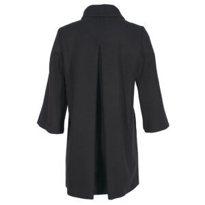 7086070602004-01 Gino Double-Breasted Black Coat