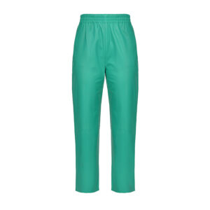 1G15WYY638-00 Toast 2 Green Leather Trousers