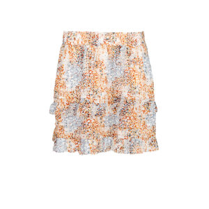 21131061-00 Colourful Ruffled Mini Skirt