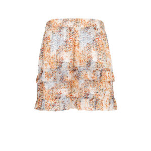 21131061-01 Colourful Ruffled Mini Skirt