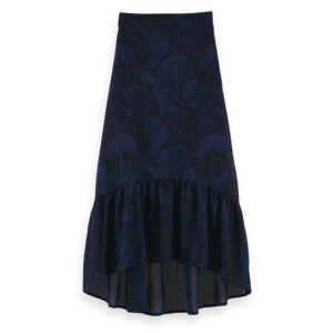 160573-0218-00 Storytelling Blue Maxi Skirt