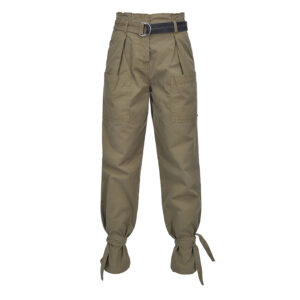 1N137FY7M4X24-00 Geometria Khaki Cargo Trousers