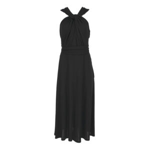 7621011202003-00 Sulmona Black Floaty Dress