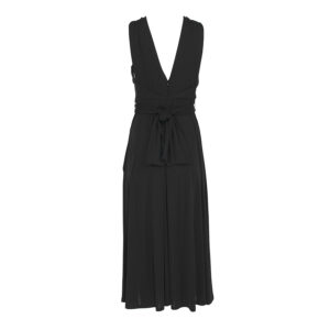 7621011202003-01 Sulmona Black Floaty Dress