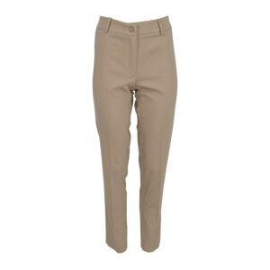 072.20.01.083_BEJ-00 Fitted Straight-Leg Beige Pants