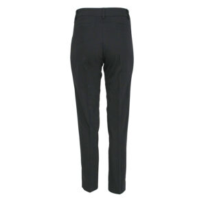 072.20.01.083_BLK-01 Fitted Straight-Leg Black Pants