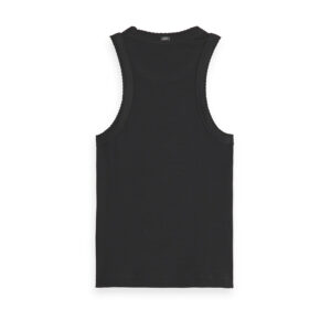 161734-0008-01 Racerback Black Tank Top