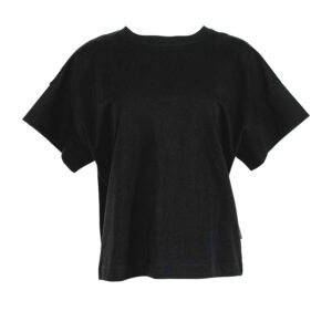 211W1700_BLK-00 Relaxed-Fit Organic Cotton Black T-Shirt