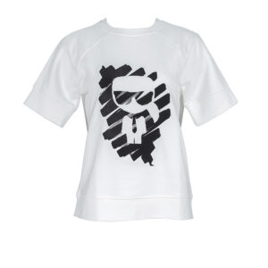 211W1825-00 Ikonik Graffiti White Sweatshirt