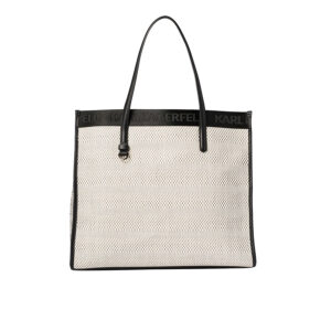 211W3022-01 K/Square Black And White Tote