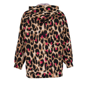 FAFCPDZ-01 Oversized Animal Print Hoodie