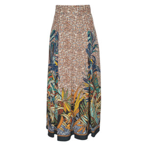 072.00.01.011-00 High-Waist Maxi Floral Skirt