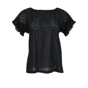 072.10.01.023_BLK-00 Broderie Black Shirt