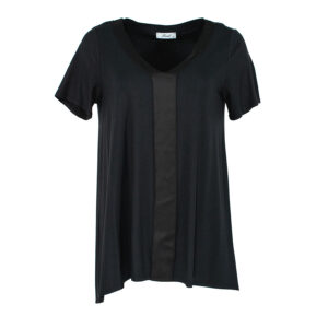 072.10.01.025_BLK-00 Black V-Neck Shirt