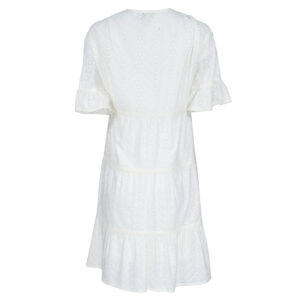 072.50.01.060-01 Broderie Ruffled White Dress