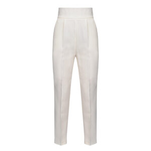 1G15P38385Z14-00 Natalia 5 White Viscose Trousers